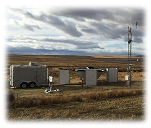 WFIP2 field site at Wasco, Oregon (Credit: Clark King, NOAA)