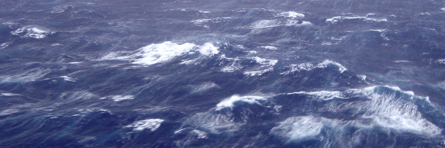 Ocean waves and sea spray